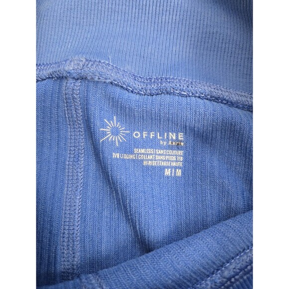 OFFLINE by Aerie Seamless Cable High Waisted Legging - Cobalt Blue NWOT Size M - Picture 4 of 6